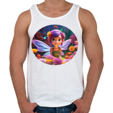 PRINTFASHION Cuki tündérke - Férfi atléta - Fehér