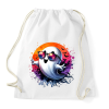 PRINTFASHION Cuki vicces halloween szellem Boo Boo - Sportzsák, Tornazsák - Fehér