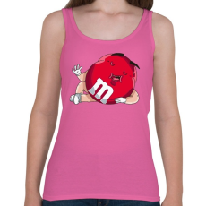 PRINTFASHION Cukorka - Női atléta - Rózsaszín