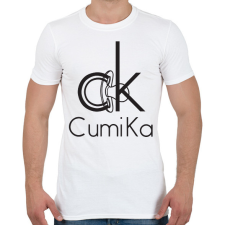 PRINTFASHION CumiKa - Férfi póló - Fehér férfi póló