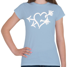 PRINTFASHION Cupido eltalált! - Női póló - Világoskék női póló