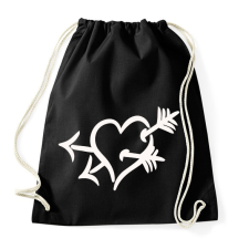 PRINTFASHION Cupido eltalált! - Sportzsák, Tornazsák - Fekete tornazsák