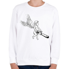 PRINTFASHION cupido - Gyerek pulóver - Fehér gyerek pulóver, kardigán