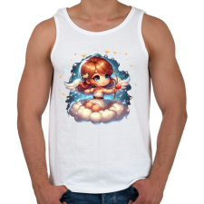 PRINTFASHION Cupido kislány - Férfi atléta - Fehér atléta, trikó