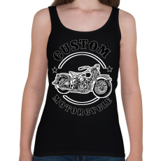 PRINTFASHION custom motorcycle - Női atléta - Fekete