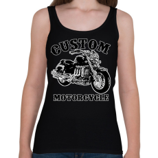 PRINTFASHION custom motorcycle - Női atléta - Fekete