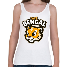 PRINTFASHION Cute Bengal - Női atléta - Fehér