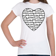 PRINTFASHION cute-panda-pattern- - Női póló - Fehér