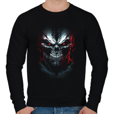 PRINTFASHION Cyborg - Férfi pulóver - Fekete férfi pulóver, kardigán