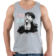 PRINTFASHION Cyka Blyat Feels Man #2 - Férfi atléta - Sport szürke atléta, trikó