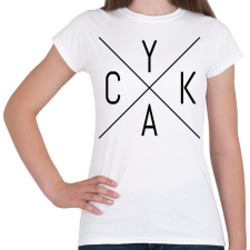 PRINTFASHION Cyka Minimal - Női póló - Fehér női póló