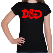 PRINTFASHION D&D - Női póló - Fekete női póló