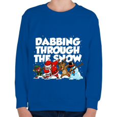 PRINTFASHION Dab banda - Gyerek pulóver - Királykék