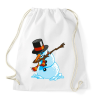PRINTFASHION Dabbing hóember - Sportzsák, Tornazsák - Fehér