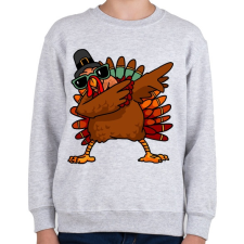 PRINTFASHION Dabbing pulyka - Gyerek pulóver - Sport szürke gyerek pulóver, kardigán