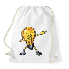 PRINTFASHION Dabbing - Sportzsák, Tornazsák - Fehér tornazsák
