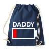 PRINTFASHION DADDY2.png - Sportzsák, Tornazsák - Sötétkék
