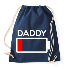 PRINTFASHION DADDY2.png - Sportzsák, Tornazsák - Sötétkék tornazsák