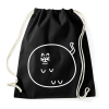 PRINTFASHION Dagi cica - Sportzsák, Tornazsák - Fekete