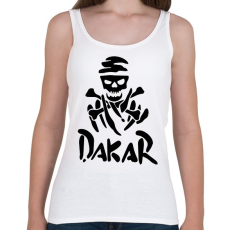 PRINTFASHION Dakar skull - Női atléta - Fehér
