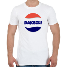 PRINTFASHION DAKSZLI - Férfi póló - Fehér férfi póló