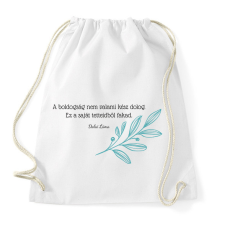 PRINTFASHION Dalai Láma - 2 - Sportzsák, Tornazsák - Fehér tornazsák