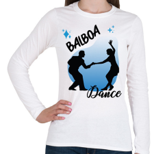 PRINTFASHION Dalboa dance - Női hosszú ujjú póló - Fehér női póló