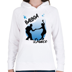 PRINTFASHION Dalboa dance - Női kapucnis pulóver - Fehér