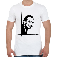 PRINTFASHION Dalí - Férfi póló - Fehér férfi póló