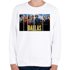 PRINTFASHION Dallas - Gyerek pulóver - Fehér gyerek pulóver, kardigán