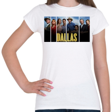 PRINTFASHION Dallas - Női póló - Fehér