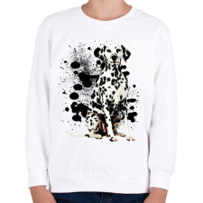 PRINTFASHION dalmata - Gyerek pulóver - Fehér gyerek pulóver, kardigán
