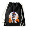 PRINTFASHION Dalmata halloween - Sportzsák, Tornazsák - Fekete
