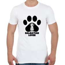 PRINTFASHION Dalmatian Lover - Férfi póló - Fehér férfi póló