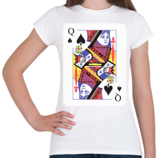 PRINTFASHION Dáma pikk - Női póló - Fehér