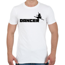 PRINTFASHION DANCER - Férfi póló - Fehér férfi póló