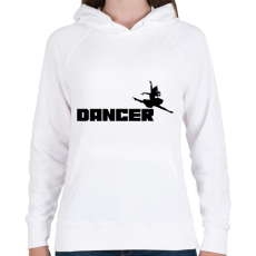PRINTFASHION DANCER - Női kapucnis pulóver - Fehér