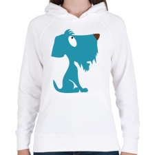 PRINTFASHION Danny - Női kapucnis pulóver - Fehér női pulóver, kardigán