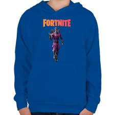 PRINTFASHION Dark Cupid Fortnite - Gyerek kapucnis pulóver - Királykék gyerek pulóver, kardigán