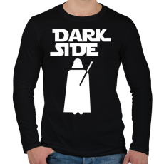 PRINTFASHION Dark Side páros minta - Férfi hosszú ujjú póló - Fekete
