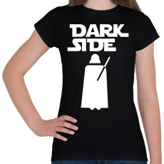 PRINTFASHION Dark Side páros minta - Női póló - Fekete