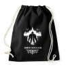 PRINTFASHION Dark souls III - Sportzsák, Tornazsák - Fekete