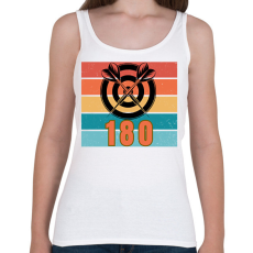 PRINTFASHION darts 180 - Női atléta - Fehér