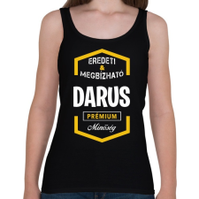 PRINTFASHION Darus prémium minőség - Női atléta - Fekete női trikó