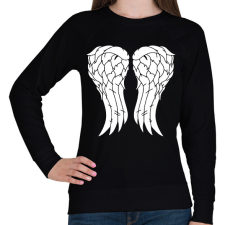 PRINTFASHION Daryl szárnyak - Női pulóver - Fekete női pulóver, kardigán