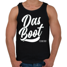 PRINTFASHION DAS BOOT - Férfi atléta - Fekete atléta, trikó