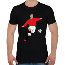 PRINTFASHION David Beckham - Férfi póló - Fekete férfi póló