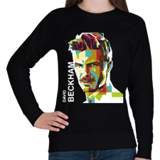 PRINTFASHION David Beckham focista - Női pulóver - Fekete női pulóver, kardigán