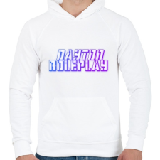 PRINTFASHION Dayton Roleplay - Férfi kapucnis pulóver - Fehér férfi pulóver, kardigán