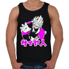 PRINTFASHION DBS BLACK GOKU - Férfi atléta - Fekete